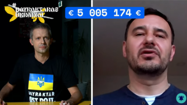 Ведучий з Литви за три дні зібрав 5 млн євро на «Байрактар» для України