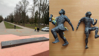 Усі - жителі Луцька: встановили трьох вандалів, які понищили скульптури кликунів