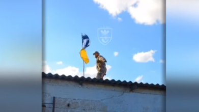 ЗСУ підняли прапор України над одним із сіл Херсонщини