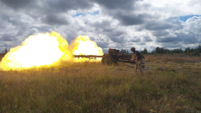 На Волині тероборонівці-артилеристи вчаться відправляти танки окупантів до пекла
