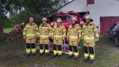 У Польщі підтримали громаду з Волині: подарували спорядження і спецодяг для  пожежників, майже на 26 тисяч злотих