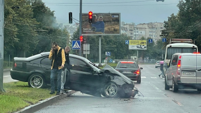 Аварія у Луцьку: на проспекті Соборності ускладнений рух