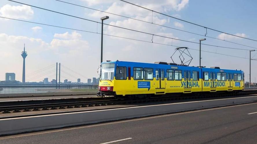 Дюссельдорф запустив український трамвай