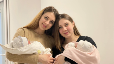 У Львові рідні сестри одночасно народили двох діток