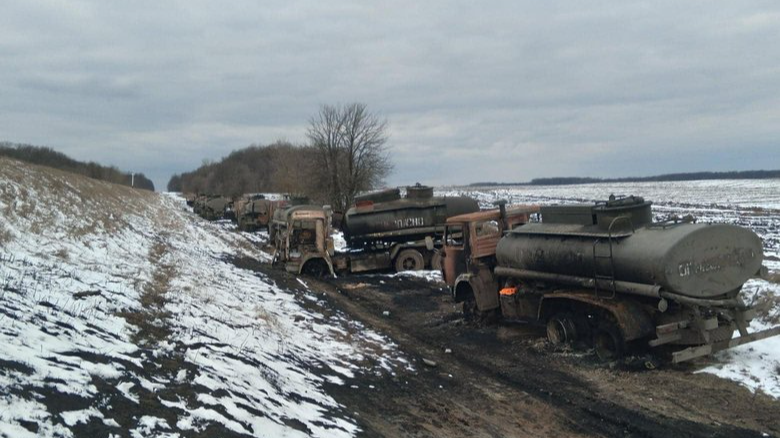 На Сумщині українські воїни знищили колону постачання окупантів