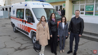Володимирське ТМО отримало автомобіль швидкої допомоги від українсько-німецького проєкту