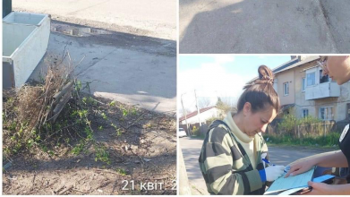 «Сміттєва зозуля»: у Луцьку муніципали оштрафували жінку, яка викидала гілля
