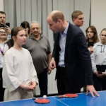 Волинянка зіграла у настільний теніс з британським принцом